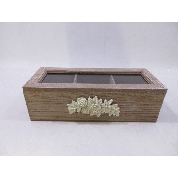 Caja De Té  Flores