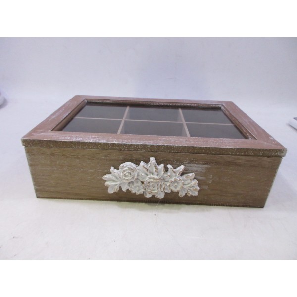 Caja De Té  Flores I