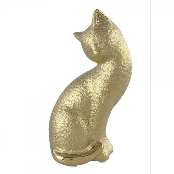 Figura Gato Dorado